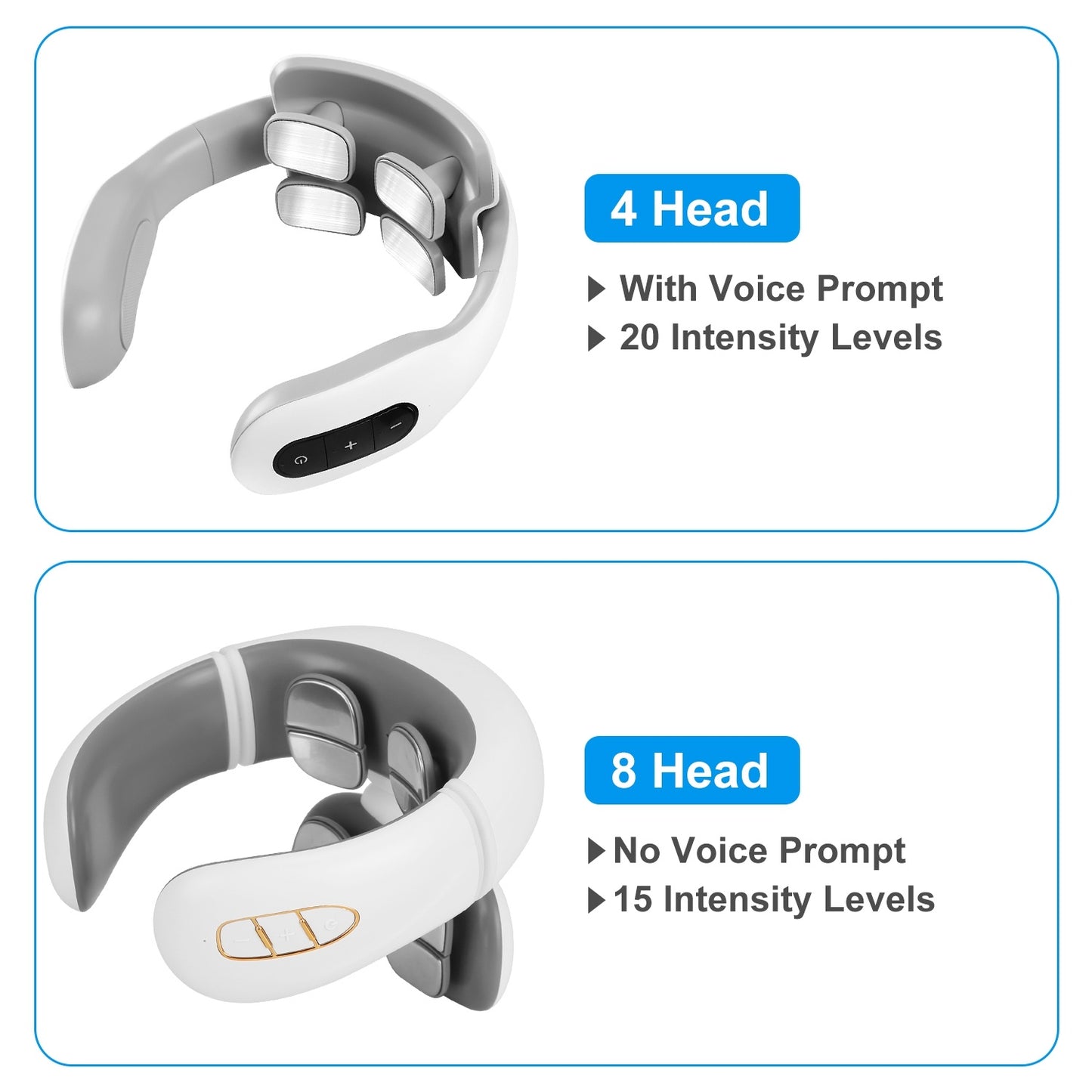 1 Set EMS Neck Massager With Heat Cordless Cervical Neck Massager EMS Neck Massager With 6 Modes 15 Intensity Levels Remote Control